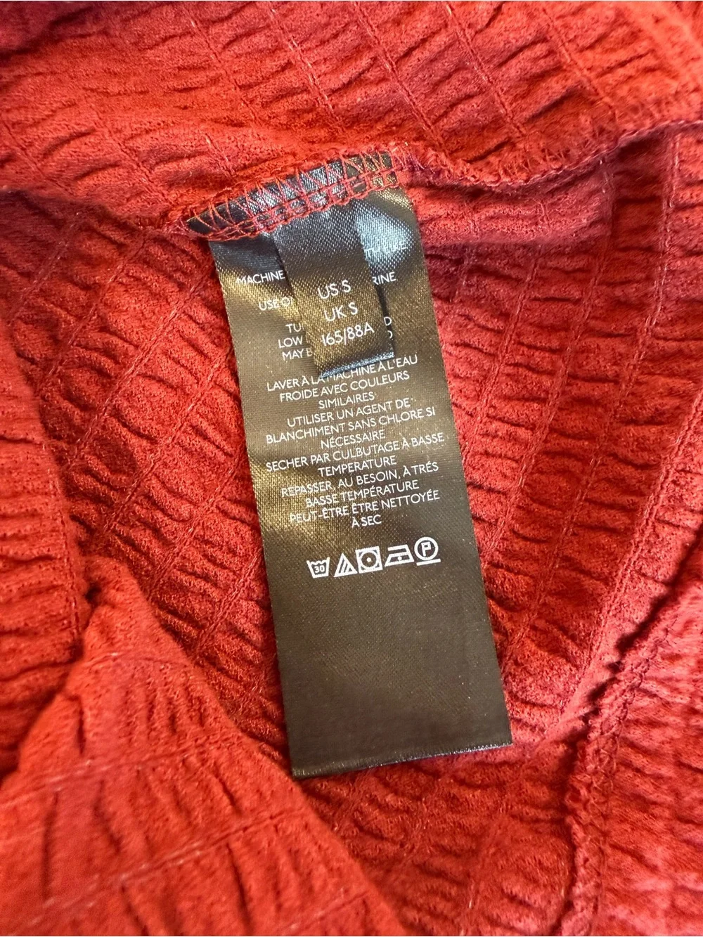 Anthropologie Maroon Bell-Sleeve Scoop Neck Top
